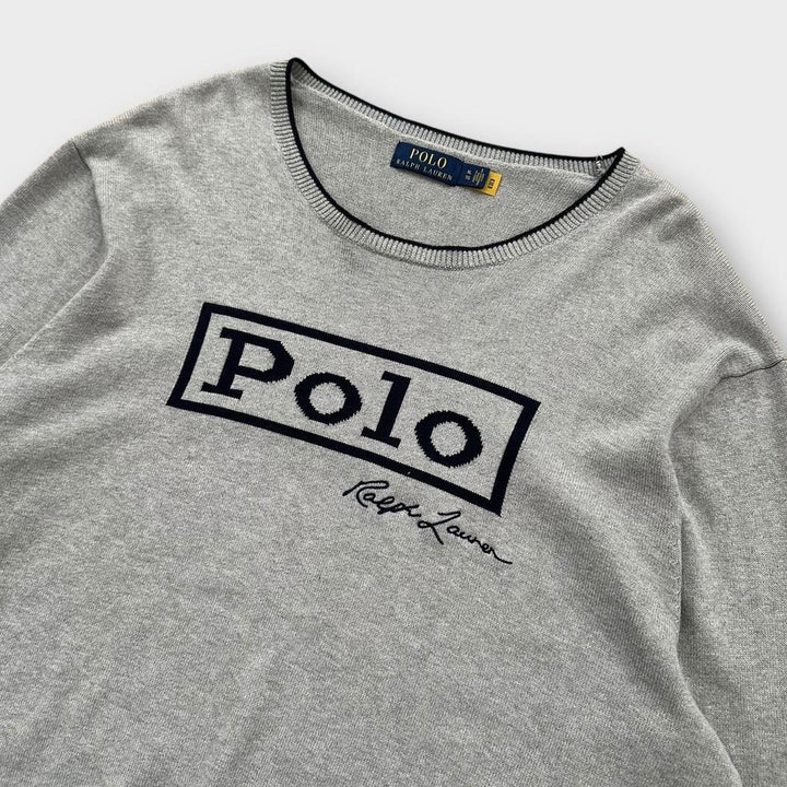 Ralph Lauren pull en tricot orthographe - XL