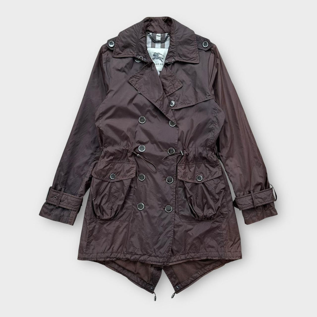 trench-coat en nylon Burberry vintage - UK6