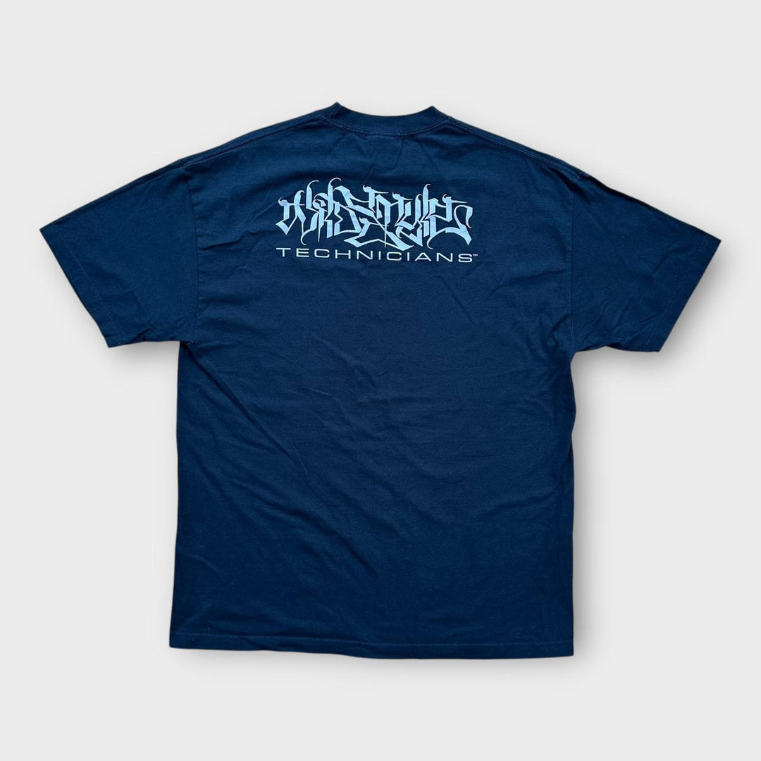 T-shirt graphique Hip-Hop Techniciens de style sauvage - XL