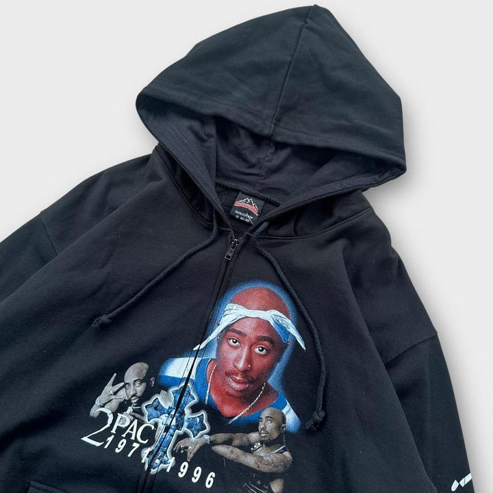 Sweat à capuche graphique Tupac vintage - XL