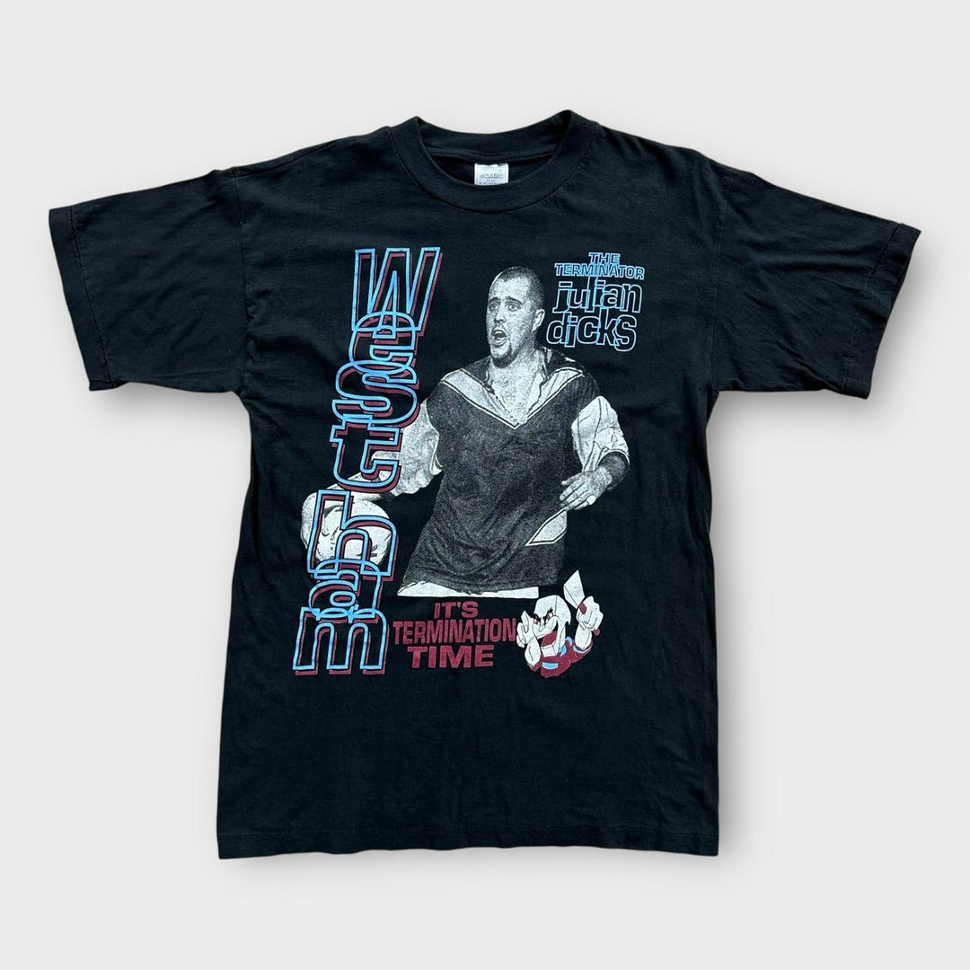 T-shirt graphique vintage West Ham Julian Dicks - moyen