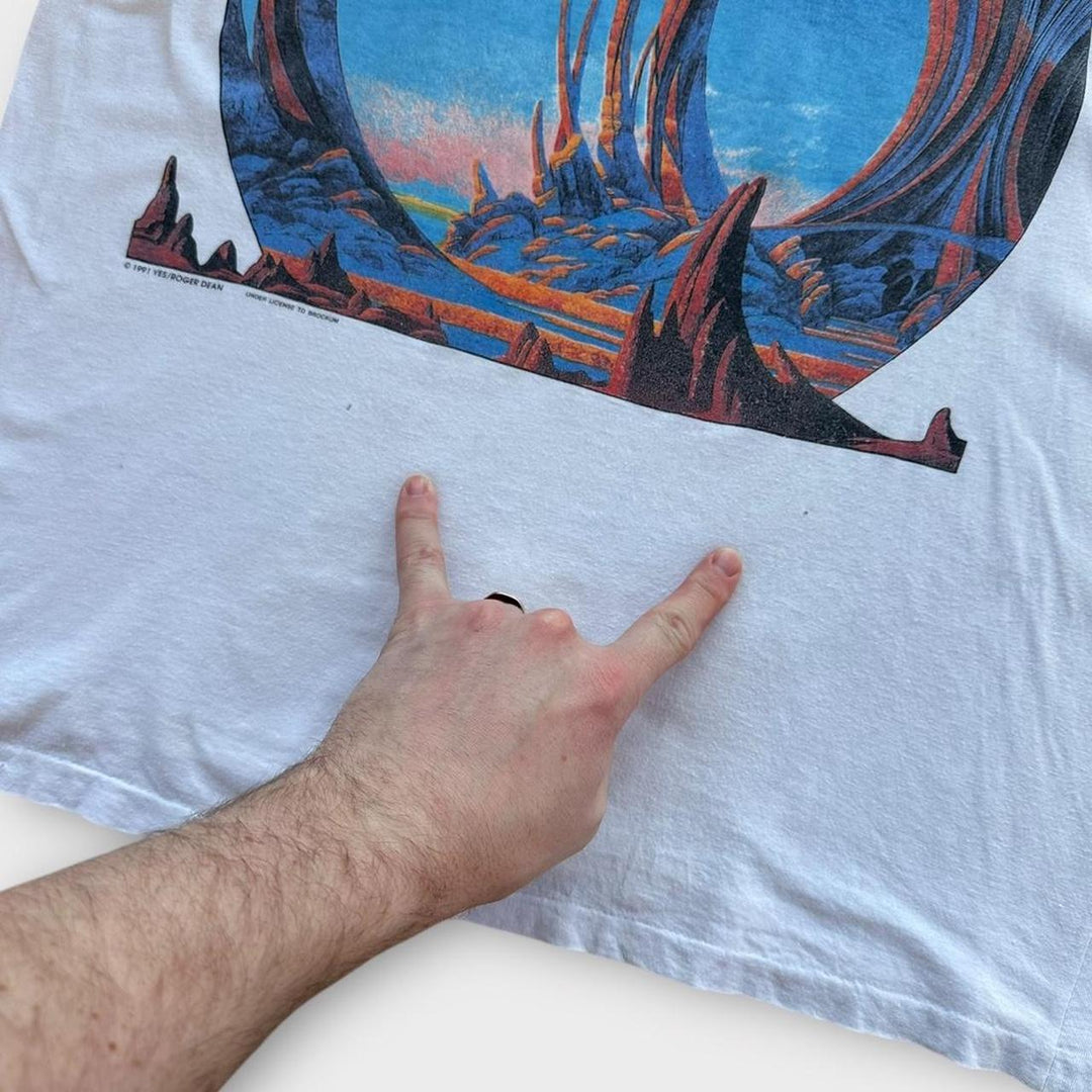 tee-shirt vintage YES band - grand