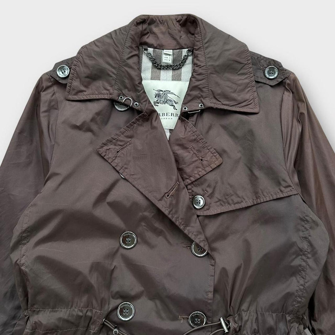 trench-coat en nylon Burberry vintage - UK6