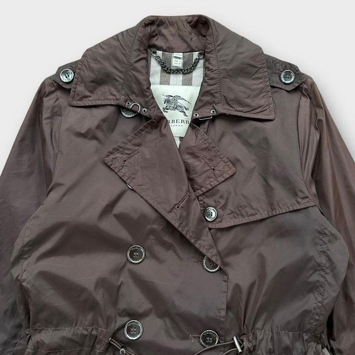 trench-coat en nylon Burberry vintage - UK6