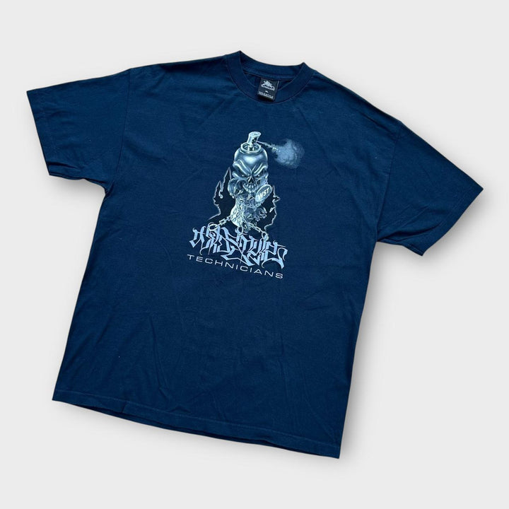 T-shirt graphique Hip-Hop Techniciens de style sauvage - XL