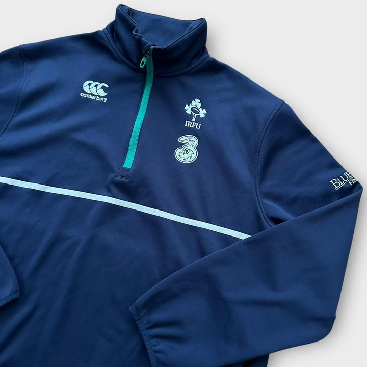 Pull à fermeture éclair quart de rugby Irlande - XL