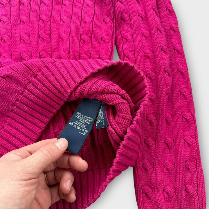 Ralph Lauren pull en maille torsadée - moyen