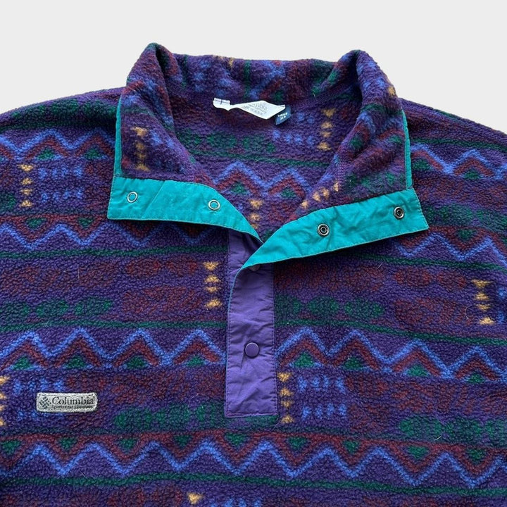polaire à motif funky vintage Columbia - XL