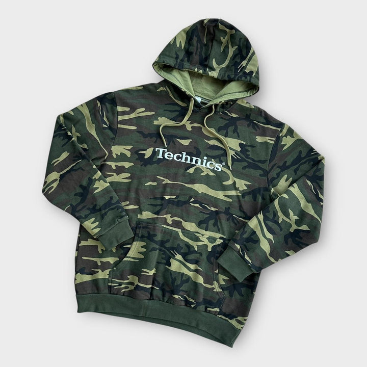 Sweat à capuche vintage Technics DJ - grand