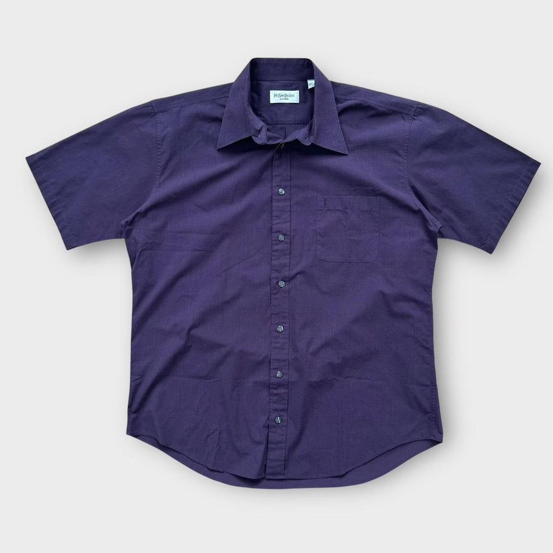 chemise à manches courtes YSL vintage - grande