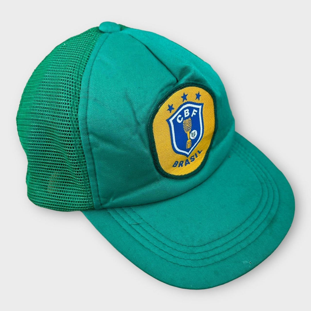 Casquette de football du Brésil des années 90 - taille unique