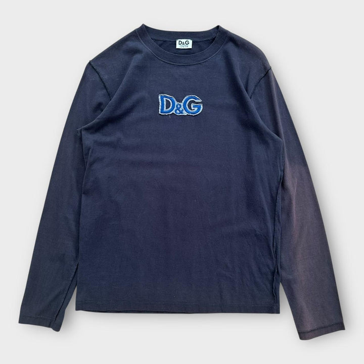 D&G épelle t-shirt à manches longues - junior XL (grand femme)