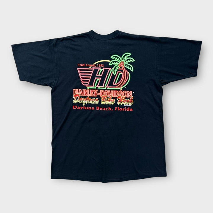 T-shirt graphique Harley Davidson vintage - XL