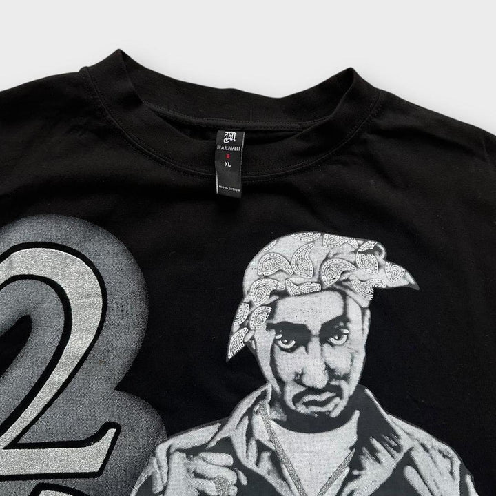 tee-shirt graphique Tupac vintage - XL