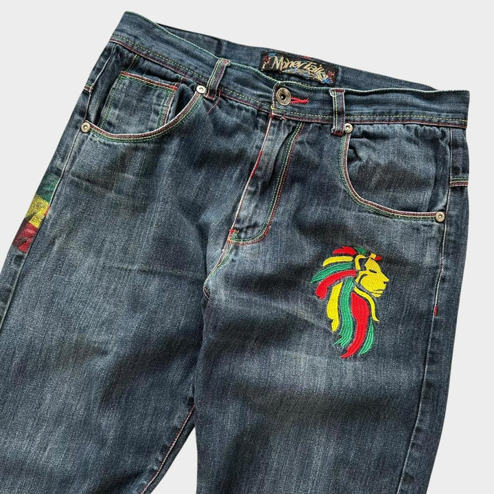 Jean Baggy Hip-hop Rasta - taille 34