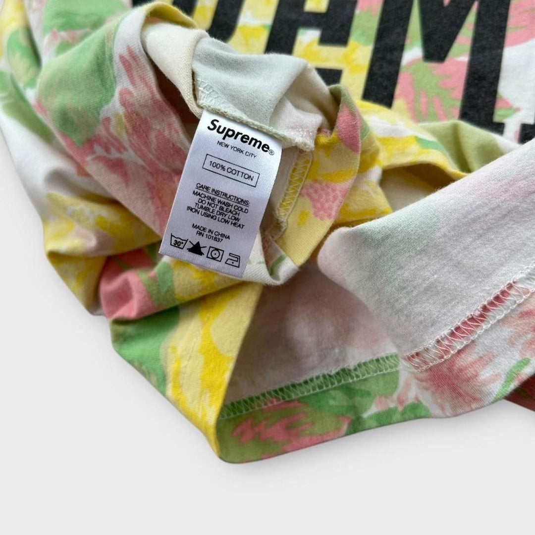 T-shirt graphique fleurs suprêmes - grand