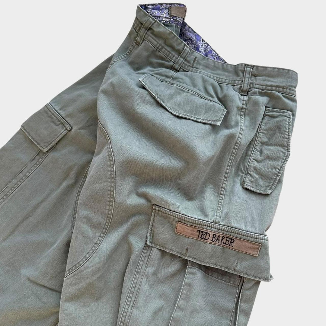 Cargos Ted Baker à jambe large Y2K - taille 32