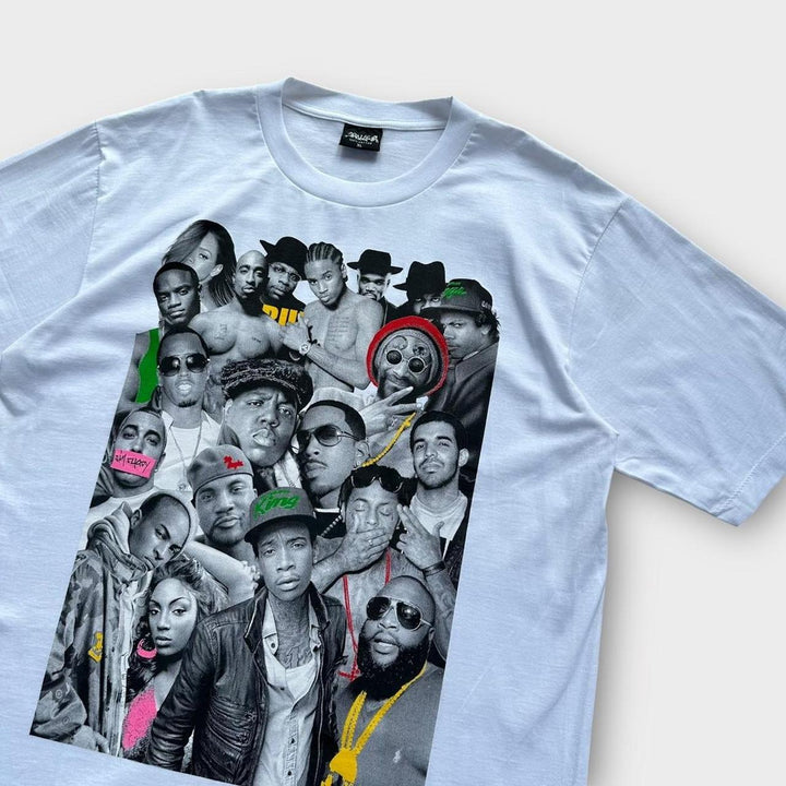 T-shirt graphique hip-hop Y2K - XL