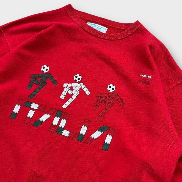 sweat-shirt vintage Italia 90 carrera - grand (boxy)