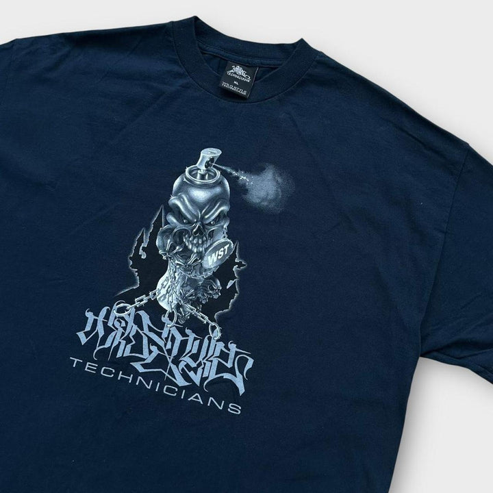 T-shirt graphique Hip-Hop Techniciens de style sauvage - XL