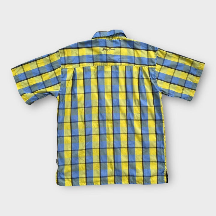 chemise à manches courtes Sean John vintage - grande (s’adapte comme un baggy XL)