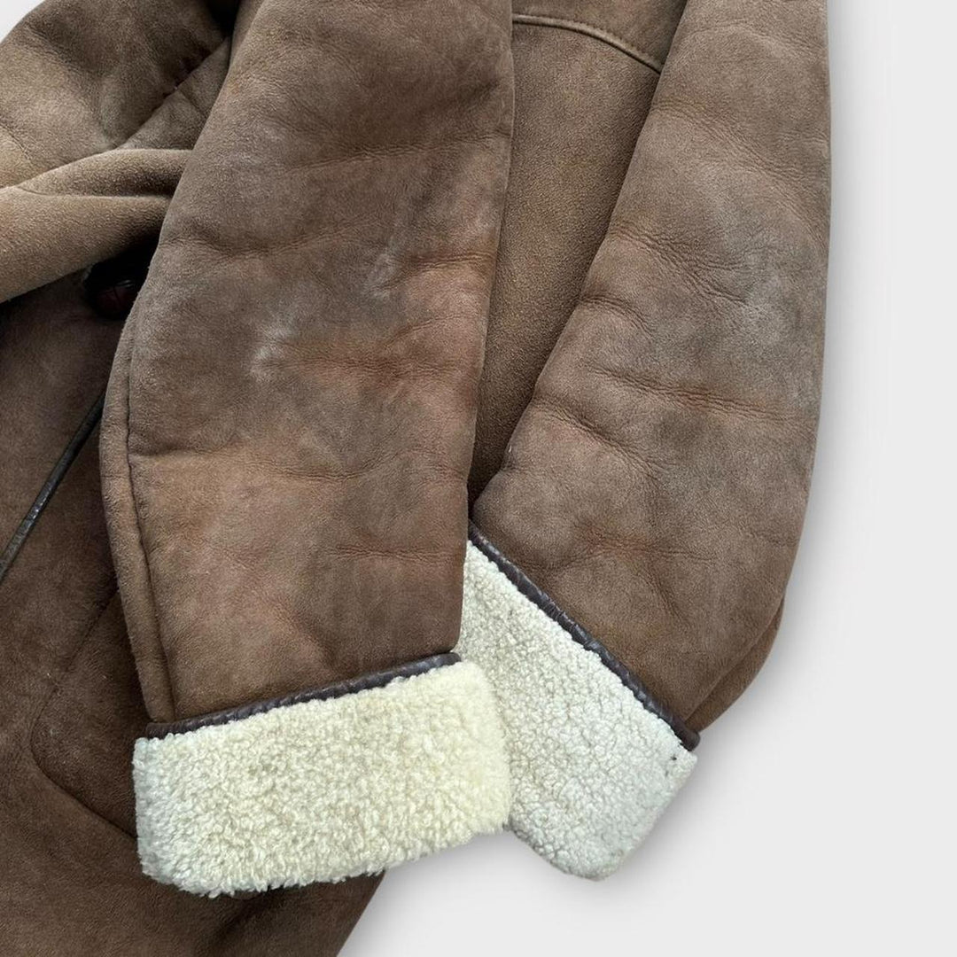 veste en peau de mouton vintage - moyenne