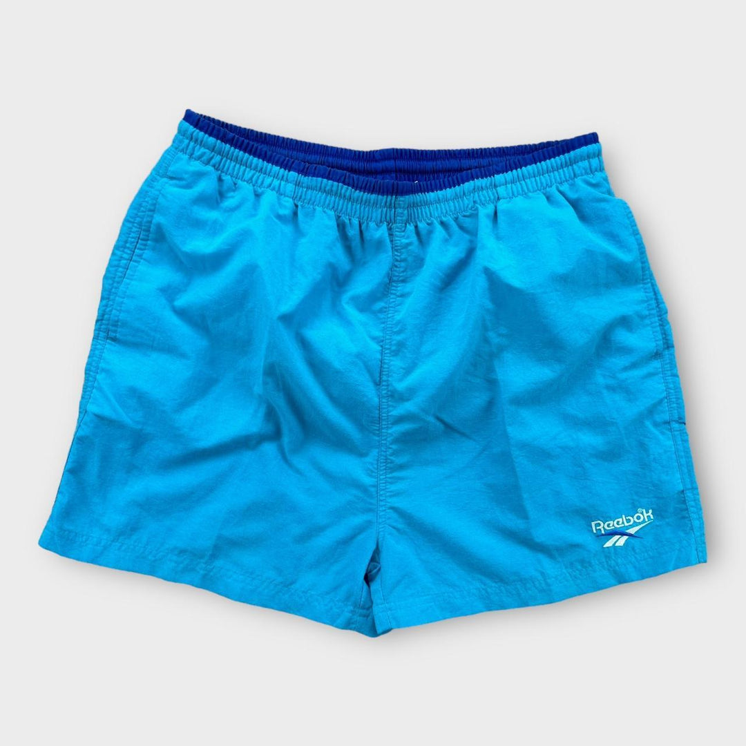 Short bleu Reebok - petit (élastiqué avec cordon de serrage)
