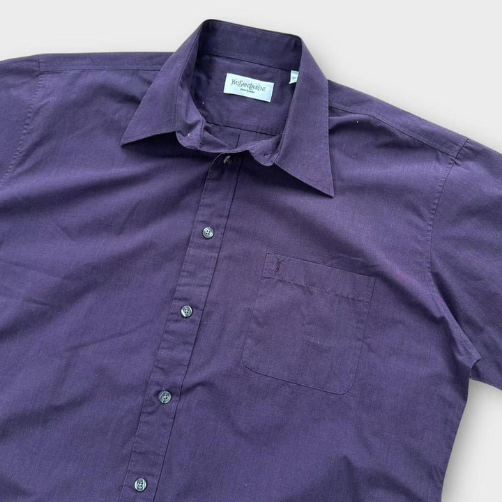 chemise à manches courtes YSL vintage - grande