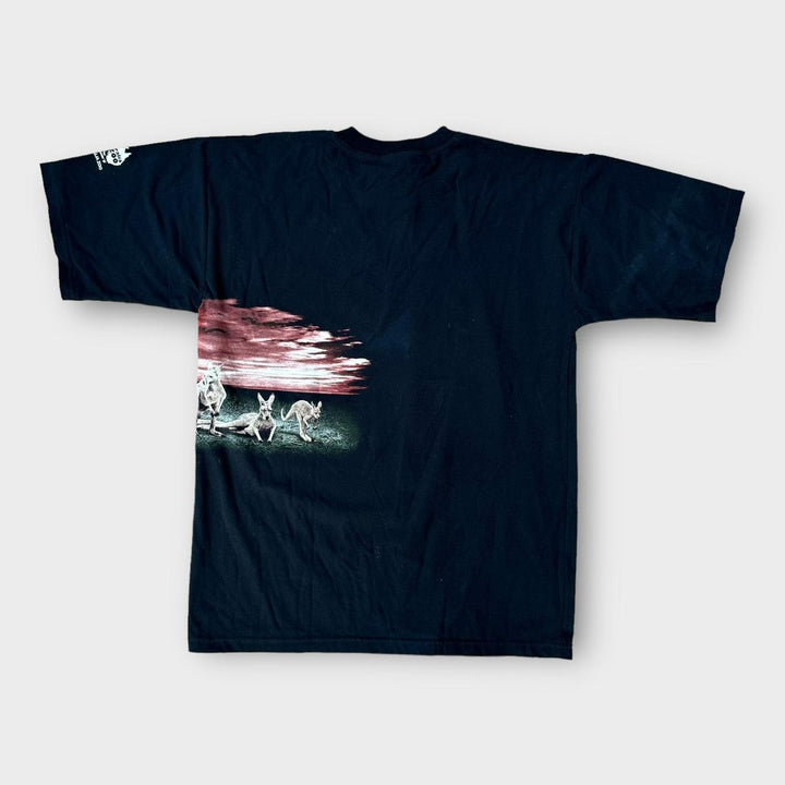 Tee-shirt graphique kangourou planète terre - XL