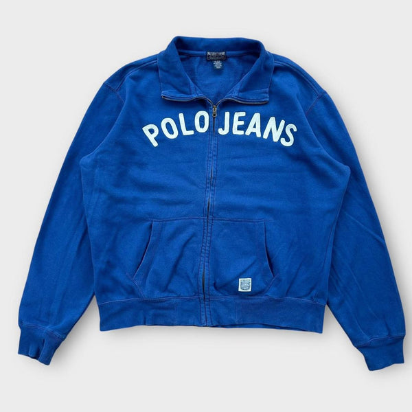 Sweat-shirt en jean Polo vintage - XL