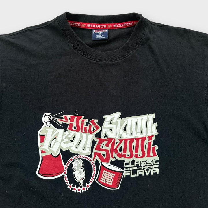 Tee-shirt graphique hip hop Y2K - moyen (s'adapte comme un grand)