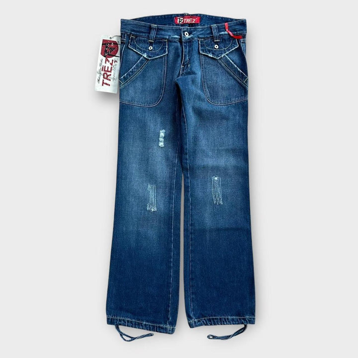 jeans jambes larges vintage Y2K - 32 pouces