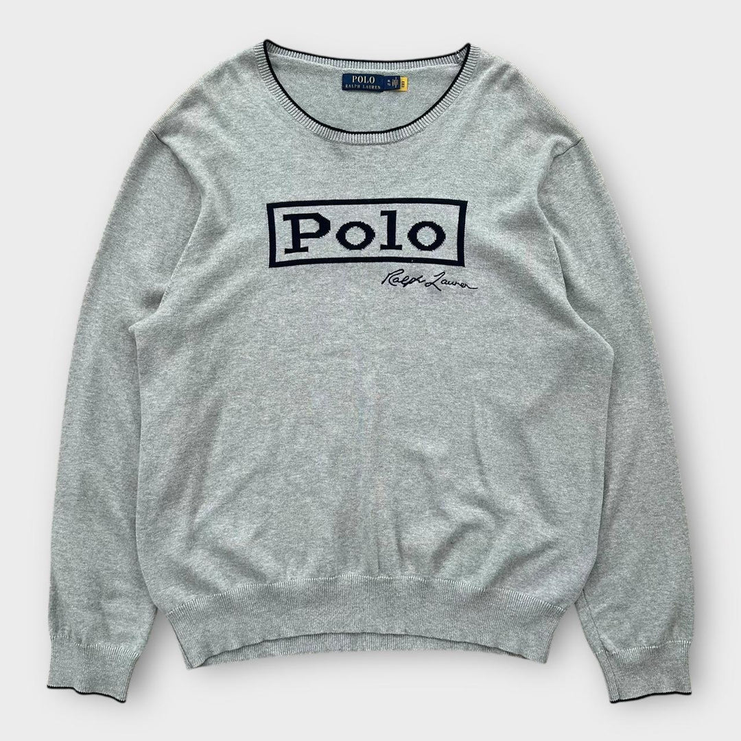 Ralph Lauren pull en tricot orthographe - XL