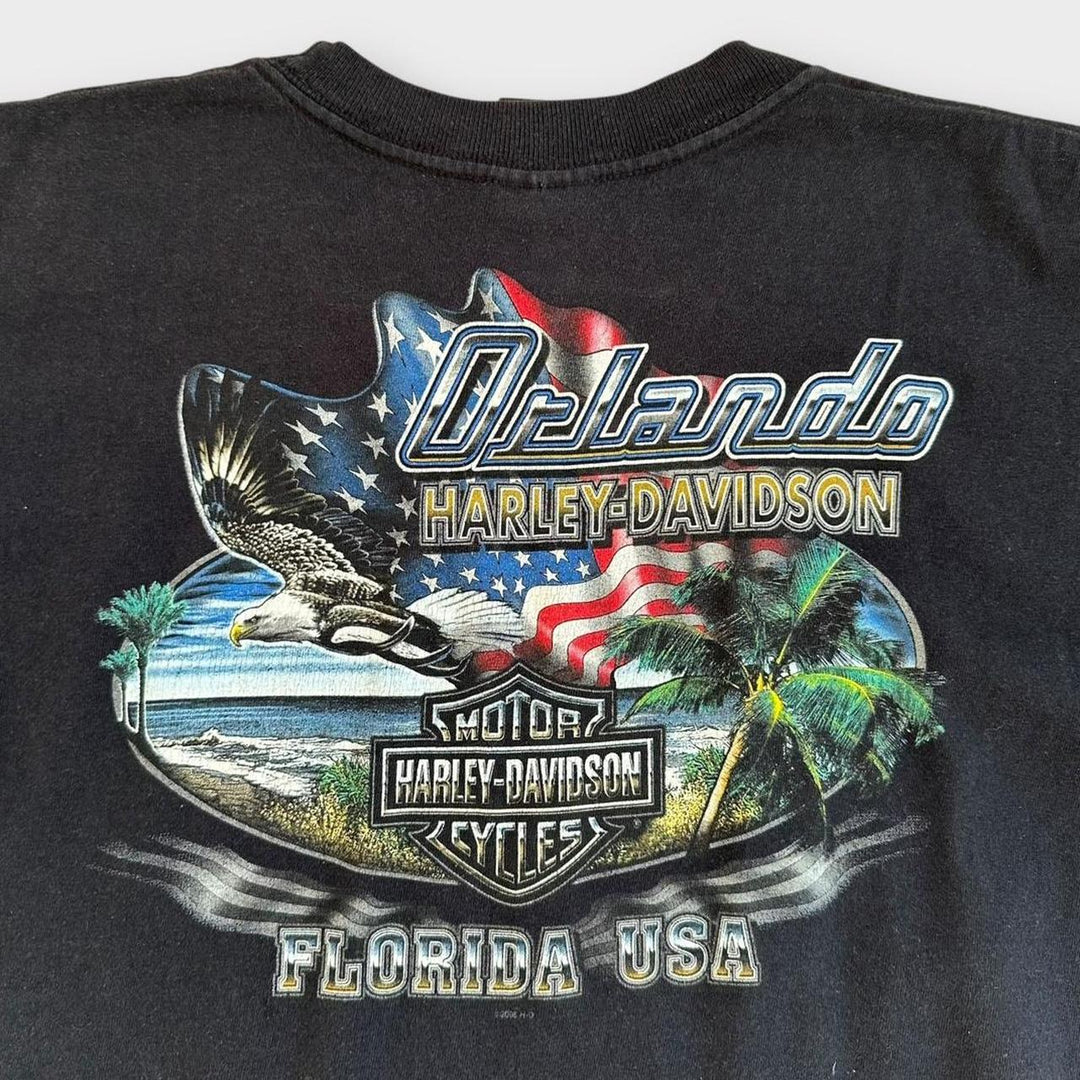 T-shirt Harley Davidson vintage - grand