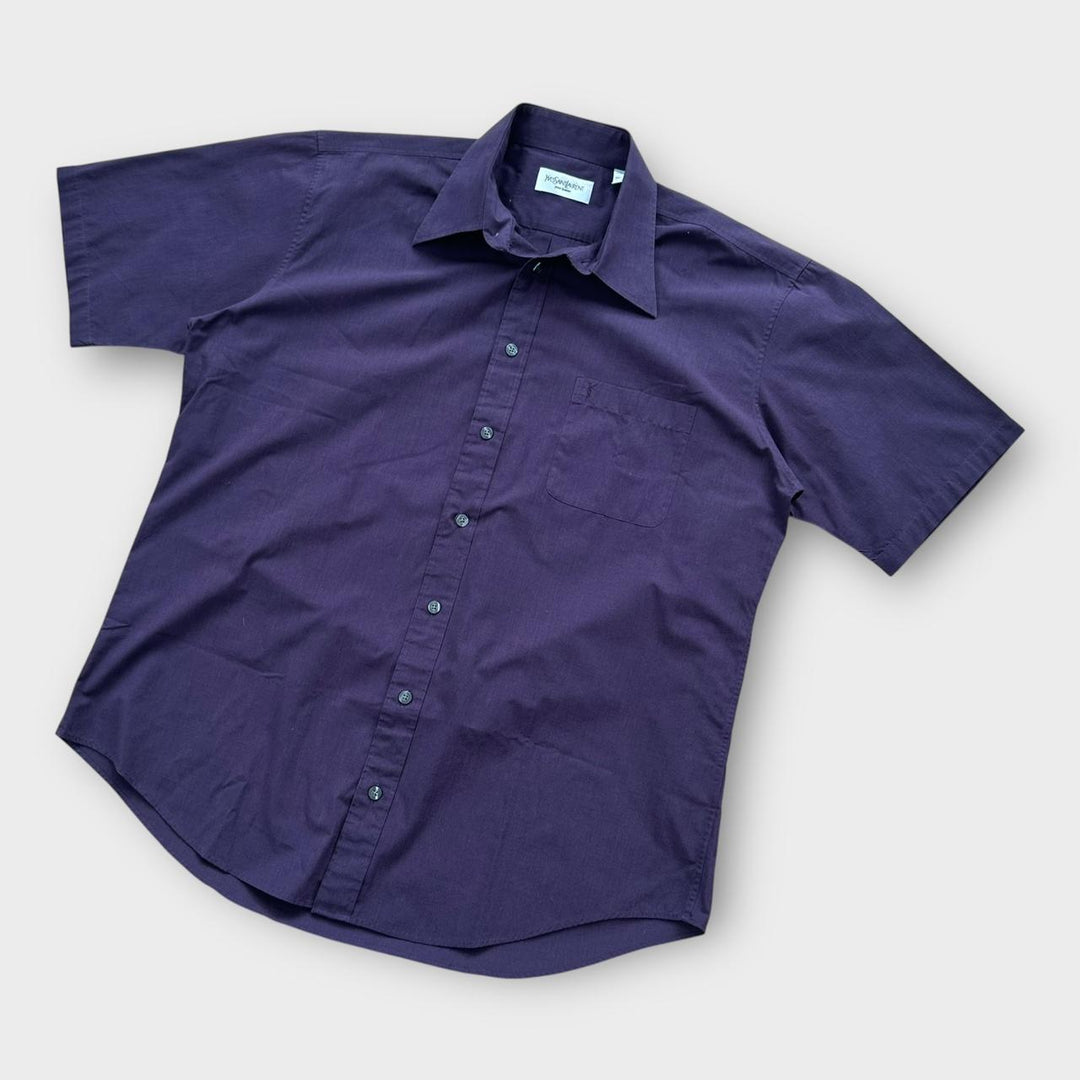 chemise à manches courtes YSL vintage - grande