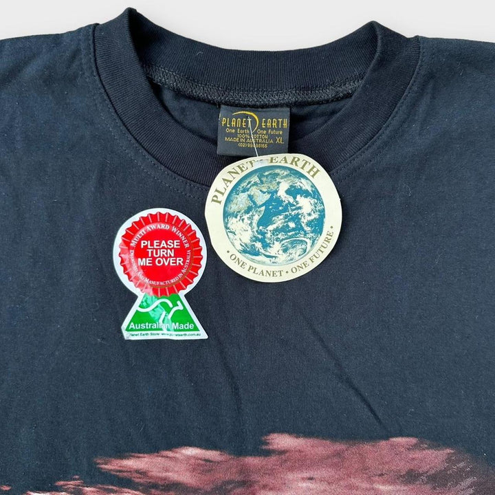 Tee-shirt graphique kangourou planète terre - XL