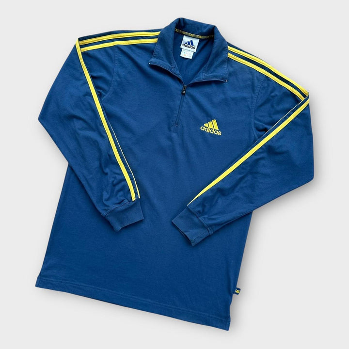Sweat-shirt Adidas quart zip - petit