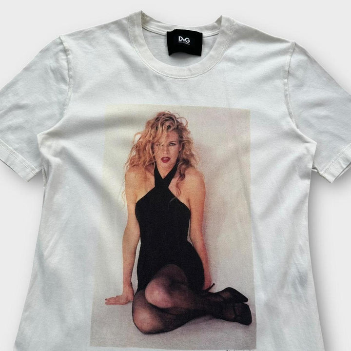 tee-shirt graphique vintage D&G Kim Basinger - grand femme