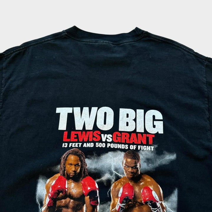 tee-shirt graphique de boxe vintage Lewis bs Grant - grand