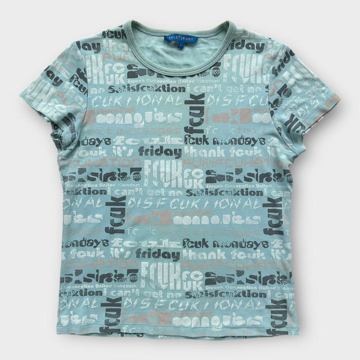 tee-shirt vintage Y2K FCUK - grand femme