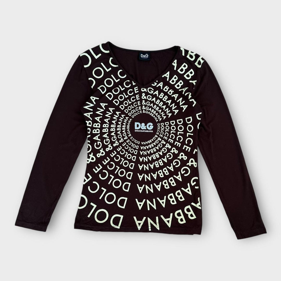 D&G Y2K top BROWN - femme grand