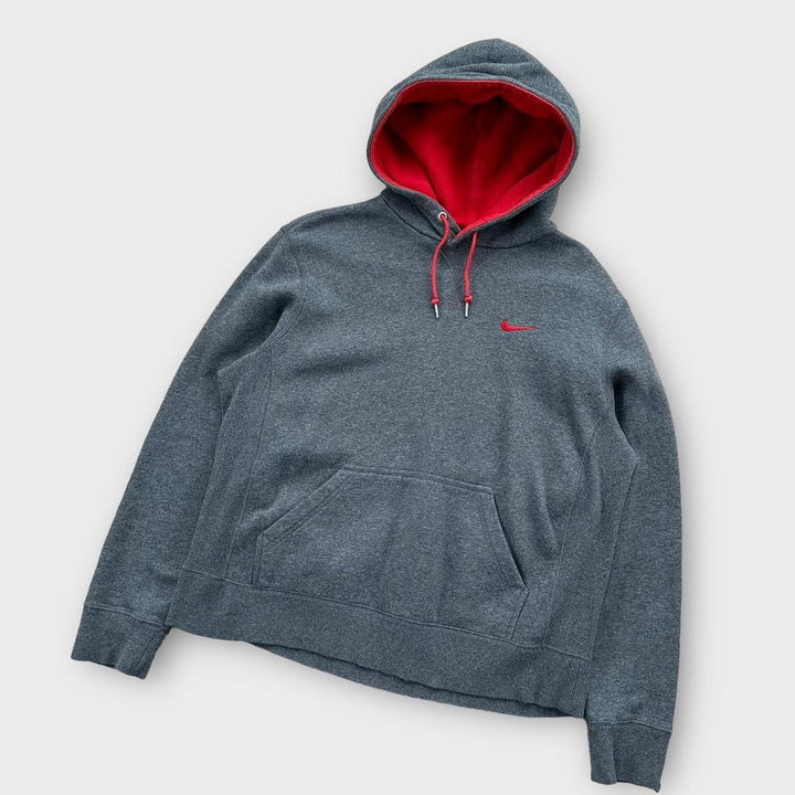 Nike - Sweat à capuche avec virgule - Gris - moyen