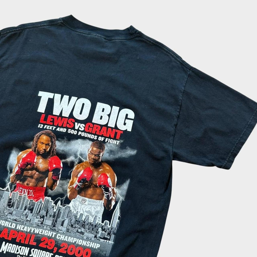 tee-shirt graphique de boxe vintage Lewis bs Grant - grand