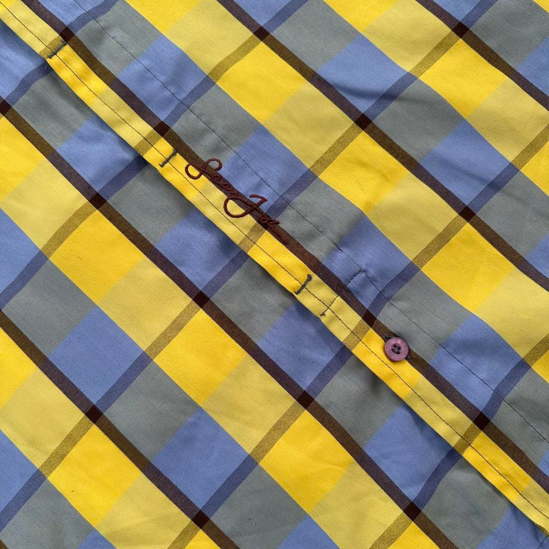 chemise à manches courtes Sean John vintage - grande (s’adapte comme un baggy XL)