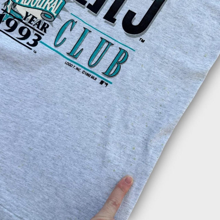 tee-shirt graphique vintage des marlins de Floride - XL