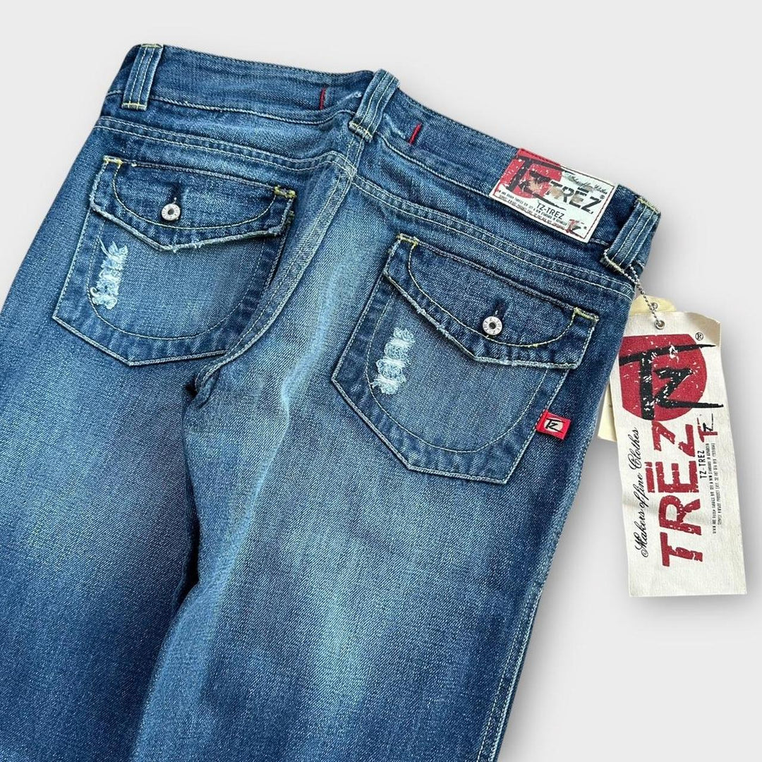jeans jambes larges vintage Y2K - 32 pouces