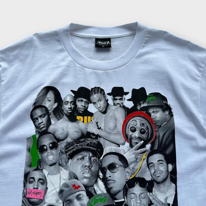 T-shirt graphique hip-hop Y2K - XL