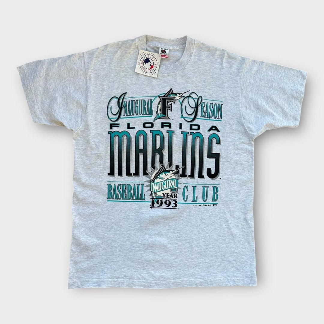 tee-shirt graphique vintage des marlins de Floride - XL