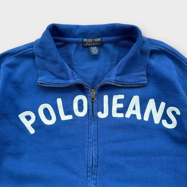 Sweat-shirt en jean Polo vintage - XL