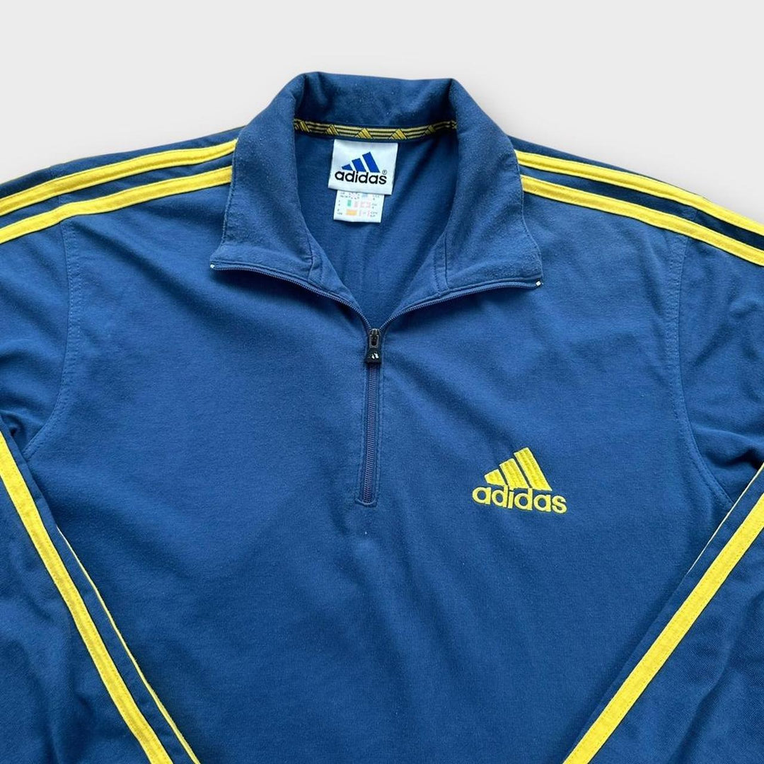 Sweat-shirt Adidas quart zip - petit